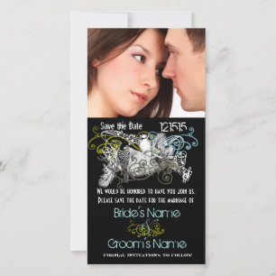 De  Tortelduifjes sparen de Datum Uw Foto Save The Date