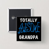 De totaal Geweldige T-shirts en de Giften van de Vierkante Button 5,1 Cm (Voorkant /achterkant)