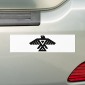 De Totem van Thunderbird van de Indiaan Bumpersticker (Op auto)
