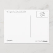 De tovenaar briefkaart (Achterkant)