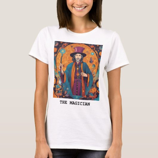 DE TOVENAAR - TAROT KAART T-SHIRT (Voorkant)