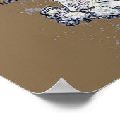 De tovenaar van de Kaart van Oz Zelden Poster (Hoek)