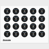 De tovenaar van Naz Reid Ronde Sticker (Vel)