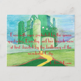 De tovenaar van Oz Art Briefkaart