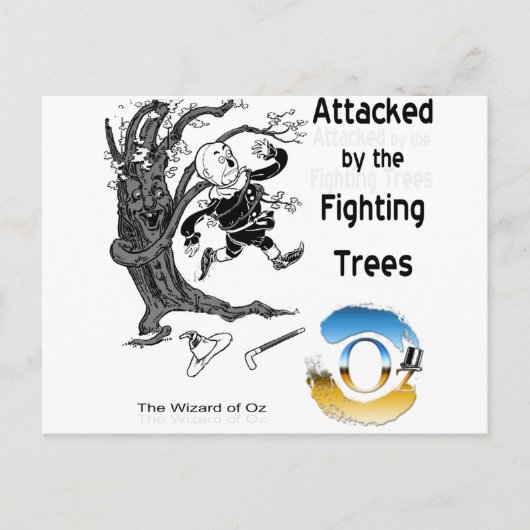 De Tovenaar van OZ Briefkaart (Voorkant)