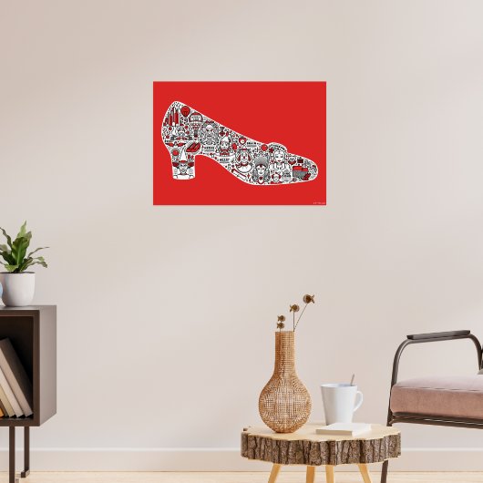 De tovenaar van Oz Doodle Art Poster (Woonkamer 3)