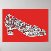 De tovenaar van Oz Doodle Art Poster (Voorkant)