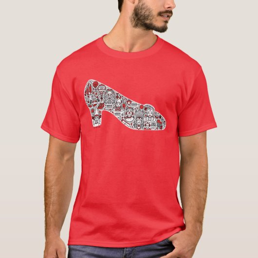 De tovenaar van Oz Doodle Art T-shirt (Voorkant)