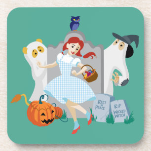 De Tovenaar van Oz™   Dorothy Halloween Happy Danc Bier Onderzetter