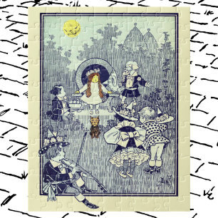 De  Tovenaar van Oz, Dorothy ontmoet de Münchkins Legpuzzel