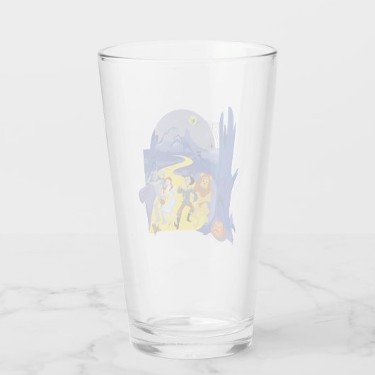 De Tovenaar van Oz™ | Halloween spookbos Glas (Achterkant)