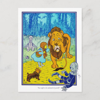 De tovenaar van Oz: Je zou Ashamed moeten zijn! Briefkaart