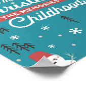 De toverstaf van het kerstcitaat poster (Hoek)