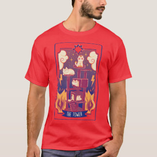 De Tower Cat Tarot van Tobe Fonseca T-shirt