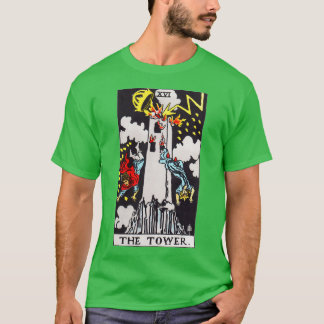 De tower Tarot-Kaart TAROT-trending T-shirt