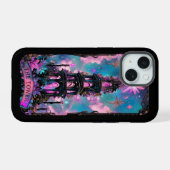 De Tower Tarot Kaart Witchy Vibes iPhone case 15 Hoesje (Achterkant horizontaal)
