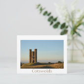 De tower van de breedband in het de tekstbriefkaar briefkaart (Staand voorkant)