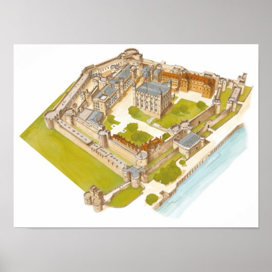 De Tower van Londen. Londen Poster (Voorkant)