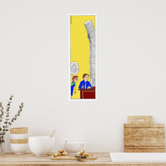 De towerstack poster (Keuken)