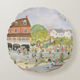 De Towpath Walton-on-Thames Rond Kussen