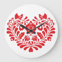 De traditionele folk ornament klok