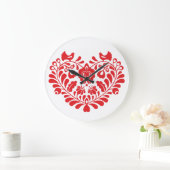 De traditionele folk ornament klok (Huis)