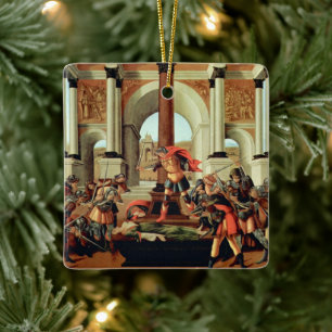 De tragedie van Lucretia door Sandro Botticelli Keramisch Ornament