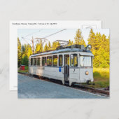 De tram in Trondheim. 7 in Lian Briefkaart (Voorkant / Achterkant)