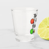 De tranen van al mijn picklebaltegenstanders Gewel Shot Glas (Links)