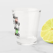 De tranen van al mijn picklebaltegenstanders Gewel Shot Glas (Rechts)