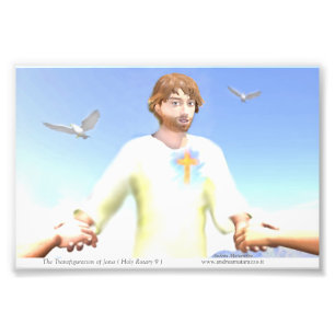 De Transfiguratie van Jezus Foto Afdruk