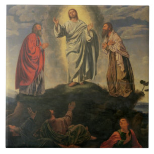 De transformatie, c.1527-33 (olie op het paneel) tegeltje