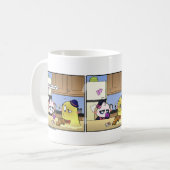 De transformatie koffiemok (Voorkant links)