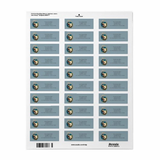 De trap en het hart etiket (Full Sheet)