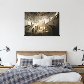 De trap, gebouwd 1719-44 canvas afdruk (Insitu (Slaapkamer))