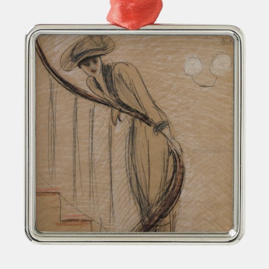 De trap metalen ornament (Voorkant)