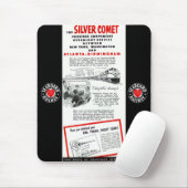 De trein met de zegelringweg Silver Comet Train Muismat (Met muis)