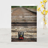 De Trein van het speelgoed Kaart (Gele Bloem)