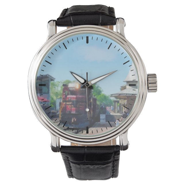 De trein vangen horloge (Voorkant)