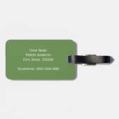 De trend is uw vriend aandelenhandelaars bagagelabel (Achterkant horizontaal)