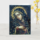 De treurige maagd kaart (Gele Bloem)