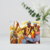 De Tribe-zanger Briefkaart (Staand voorkant)