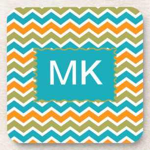 De Trillende StammenZigzag van de pauw Drankjes Onderzetter