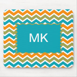 De Trillende StammenZigzag van de pauw Muismat