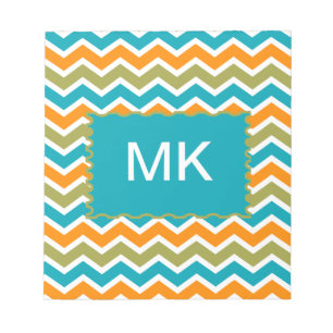 De Trillende StammenZigzag van de pauw Notitieblok