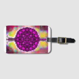 De trilling van het licht bagagelabel