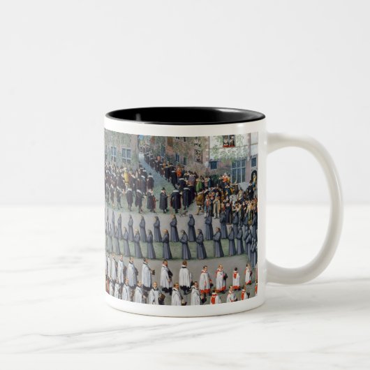 De triomf tweekleurige koffiemok (Rechts)