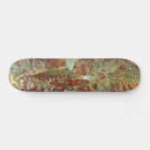 De triomf van de dood door Buonamico Buffalmacco Skateboard (Horizontaal)