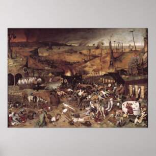 De triomf van de dood door Peter Bruegel Poster