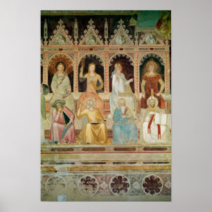 De triomf van de katholieke doctrine poster